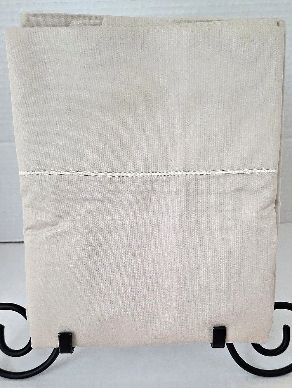 Charter Club NWOT Cream Tan Neutral Egyptian Cotton King Pillowcase Set